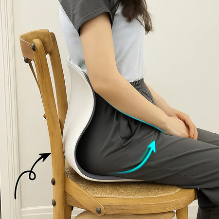 Almofada Ergonômica em S para Apoio e Suporte Lombar