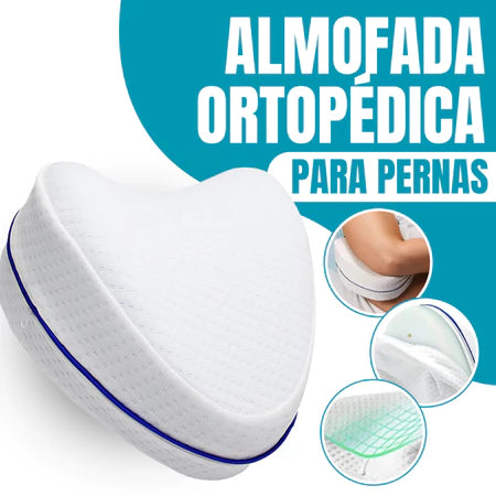 Almofada Ortopédica Multiuso Anatômica para Pernas e Pescoço