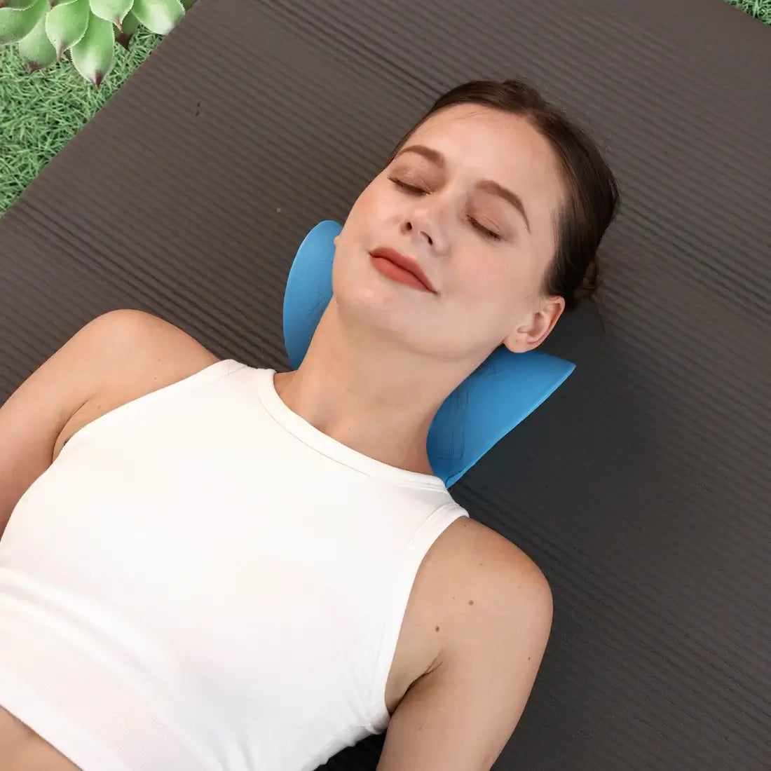 Alongador de Pescoço e Cervical com Massagem