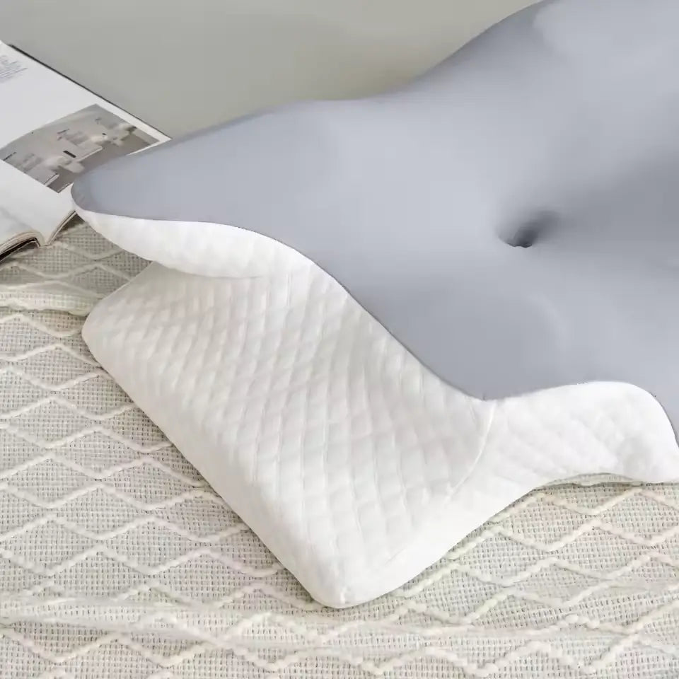Travesseiro Cervical Borboleta de Espuma Viscoelástica