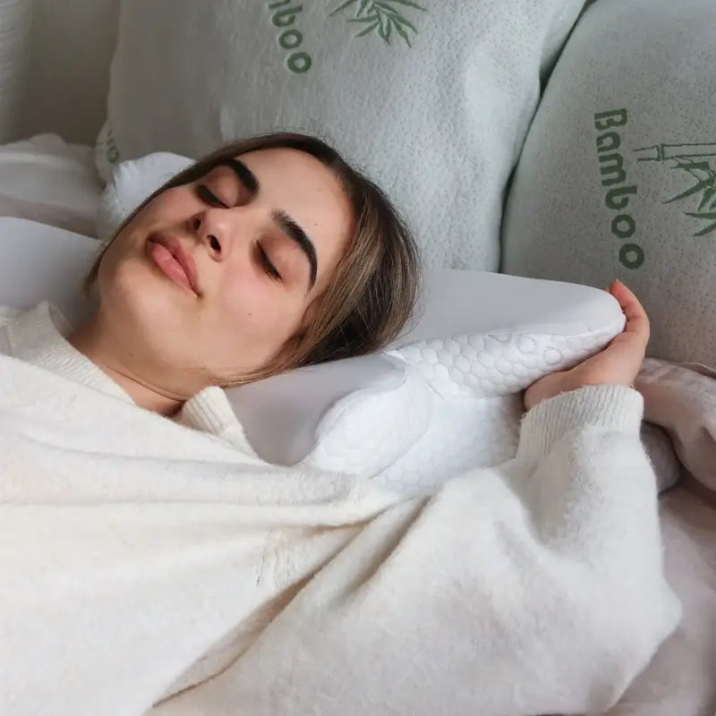 Travesseiro Cervical Borboleta de Espuma Viscoelástica
