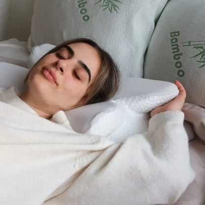 Travesseiro Cervical Borboleta de Espuma Viscoelástica