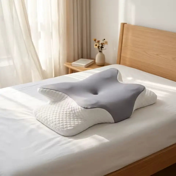 Travesseiro Cervical Borboleta de Espuma Viscoelástica