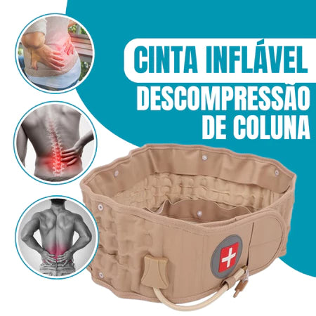 Cinta de Descompressão Inflável - Tratamento para Coluna Lombar
